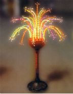 Lighted Flower Baskets