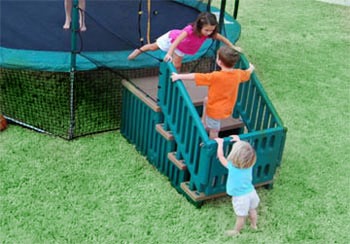 Safety steps, trampoline steps, children steps