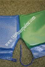 12' trampoline pad with notches