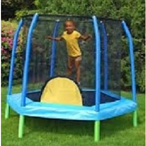 7.5' JumpKing Hexagon Kid's Trampoline