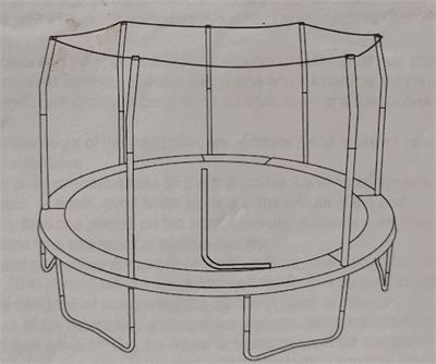 15' Round SKYWALKER Enclosure Parts - 96 Rings-Model STSC15GE