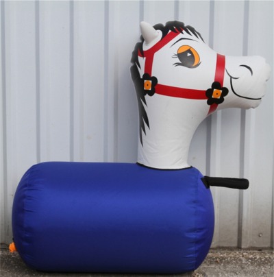 hop along horse inflatable riding toy