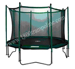14ft AIRMASTER Elite Round Trampoline With Enclosure