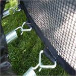 8ft Round Trampoline with Enclosure Combo
