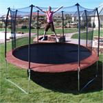 15ft Round Trampoline and Enclosure