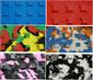 Blue, Red, Rasta, Orange, Pink, Snow