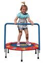 36in Kids Mini Trampoline w Handrail