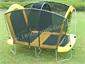 Spaceball Trampoline Game With Double Bed & Net