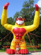 Inflatable Gorilla 20' Yellow Monster