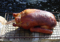 Hot Smoked Duck