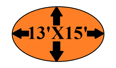 13x15 Oval Trampoline Frame