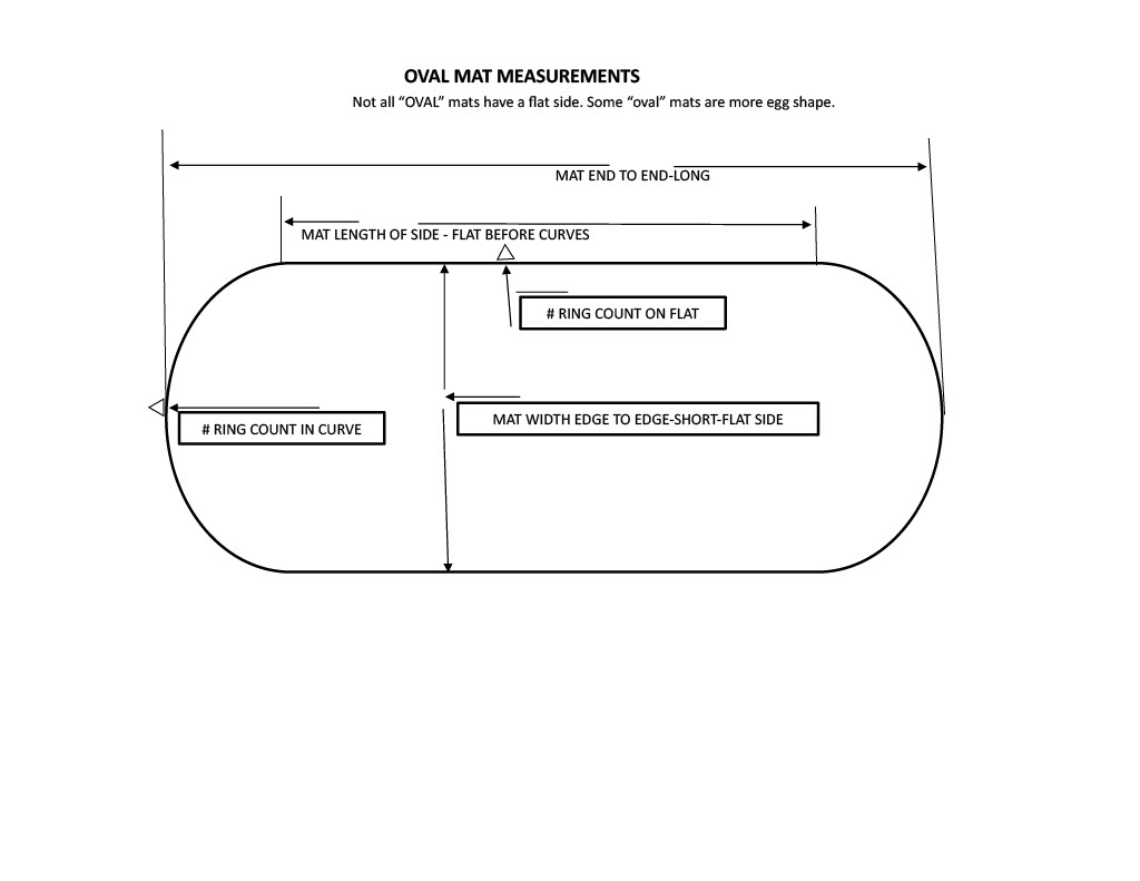 Oval Trampoline Drawing