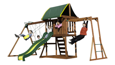Cedar Crest Backyard Swingset