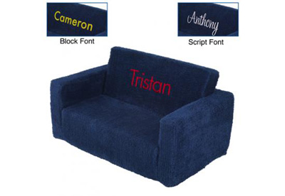 Personalized Blueberry Lil' Lounger with Slip Cover Personalized Blueberry Lil' Lounger with Slip Cover
