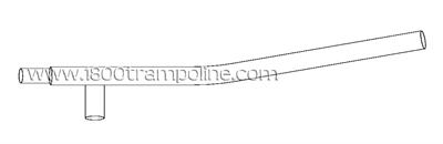 L-Frame Piece (Top Rail) for Bounce Pro TR-1008V-R