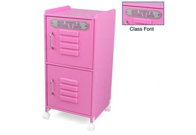 Personalized Medium Locker - Bubblegum