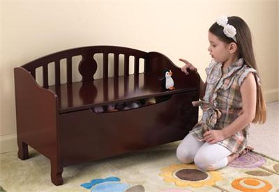 Queen Anne Toy Chest - Cherry Queen Anne Toy Chest - Cherry