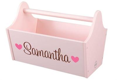 Personalized Toy Caddy - Petal Personalized Toy Caddy - Petal