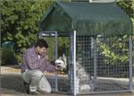 KennelLogic 4x4x4 ft Dog kennel with roof