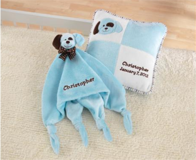 Puppy Pillow and Cuddle Blanket Set Puppy Pillow and Cuddle Blanket Set