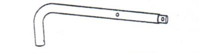 L-Shape Leg (3 Hole) for the 17' Bounce Pro Round Trampoline Model TR-17COM-SF