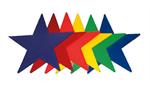 Rainbow Star Poly Pads