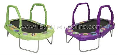 JumpKing Mini Oval 38 x 66 with Green or Purple Pads