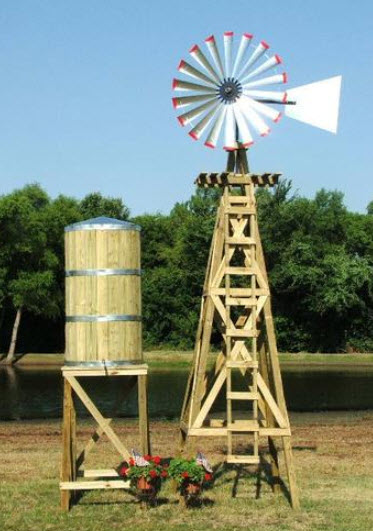 Water Tower is next to 20ft Windmill