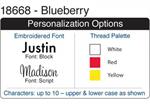 Personalized Blueberry Lil' Lounger with Slip Cover