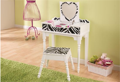 Fun & Funky Vanity & Stool Fun & Funky Vanity & Stool