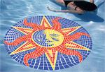 Large Mosaic Sun