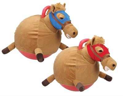 Race Horse Hopper Ball Pair