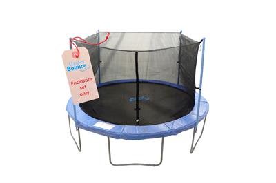 10ft Round Enclosure Set with 4-Pole and Set of 2 or 4 W-Shaped Legs (Trampoline Not Included)