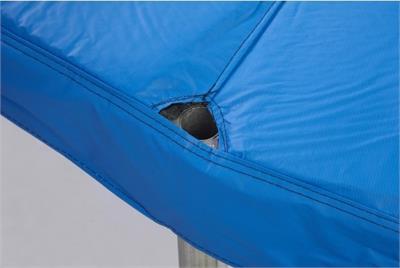 JumpKing Trampoline 15' Round Frame Pads - 10in Wide Blue