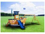 Little Tikes Pirate Boat Wooden Swing Set