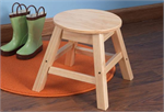 Round Stool-Natural