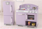 Lavender Retro Kitchen & Refrigerator
