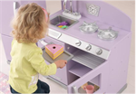 Lavender Retro Kitchen & Refrigerator