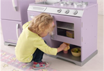 Lavender Retro Kitchen & Refrigerator